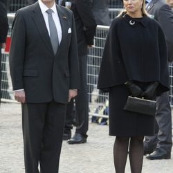 Guillermo Alejandro y Máxima de Holanda en el Día de los Caídos 2014