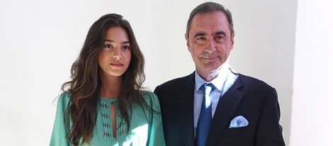 Carlos Herrera y su hija Rocío, testigos de la reaparición de Enrique Ponce