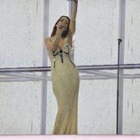 Ruth Lorenzo desvela el vestido que lucirá en Eurovisión 2014 durante el segundo ensayo