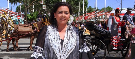 María del Monte en la Feria de Sevilla 2014