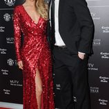 Edurne y David de Gea en la gala Manchester United Player of the Year Awards 2014