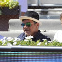 Alejandro Sanz e Iker Casillas disfrutan del partido de tenis de Rafa Nadal