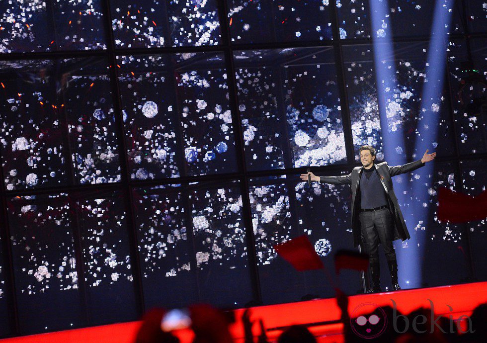 Aram MP3 durante su actuación en el Festival de Eurovisión 2014