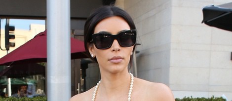Kim Kardashian el día de su despedida de soltera