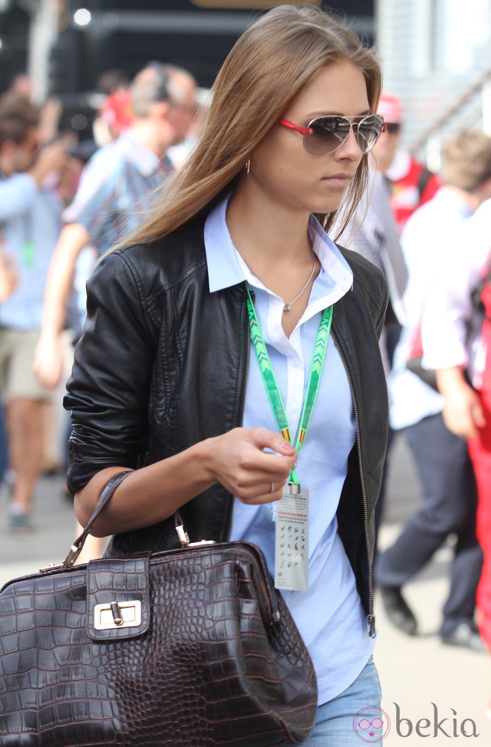 Dasha Kapustina en el Gran Premio de España de Fórmula 1 2014