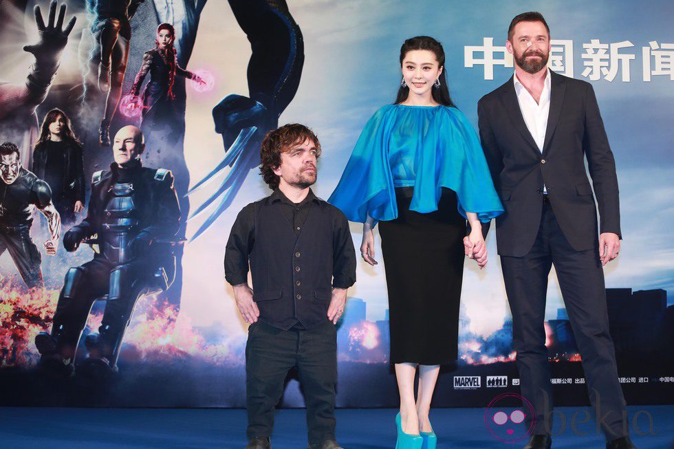 Hugh Jackman, Peter Dinklage y Fan Bingbing presentan 'X-Men: días del futuro pasado' en Pekín