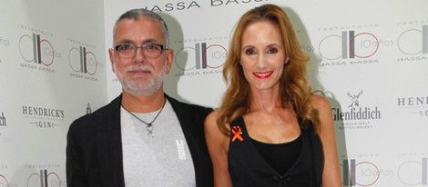 Juan Ramón Lucas y Sandra Ibarra en el celebración del décimo aniversario de Dassa Bassa