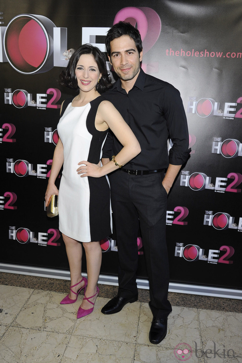 Alejandro Tous y Ruth Nuñez en la despedida de 'The Hole 2' de Madrid