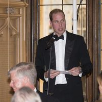 El Príncipe Guillermo en una cena benéfica en el Castillo de Windsor
