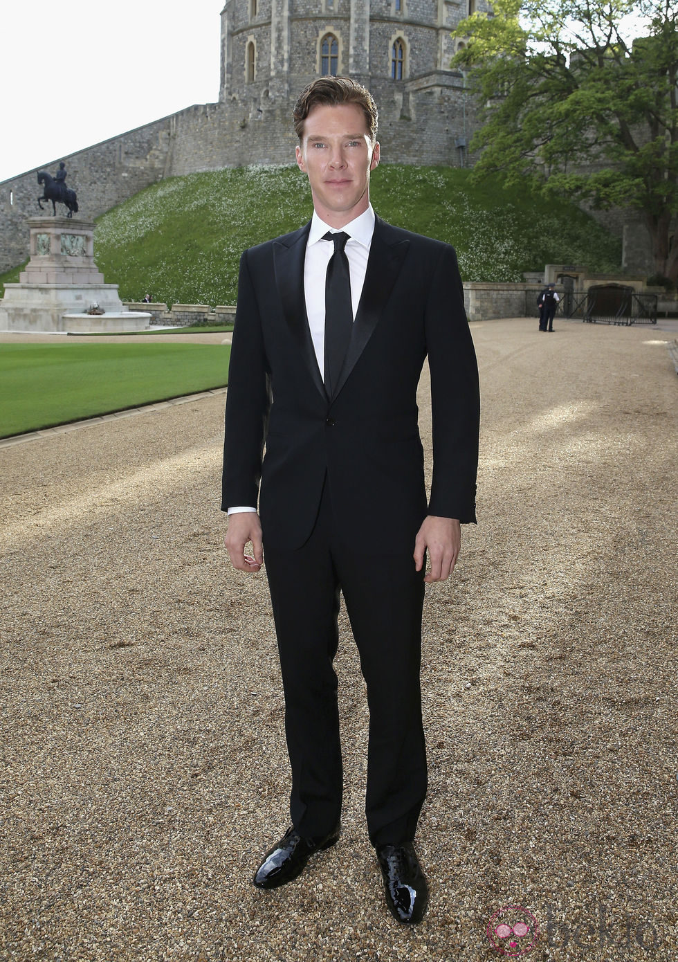 Benedict Cumberbatch en una cena benéfica en el Castillo de Windsor