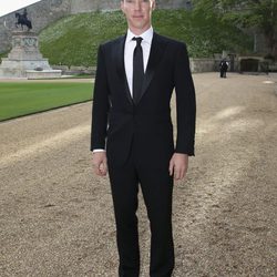 Benedict Cumberbatch en una cena benéfica en el Castillo de Windsor