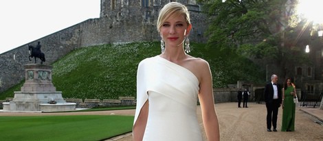 Cate Blanchett en una cena benéfica en el Castillo de Windsor