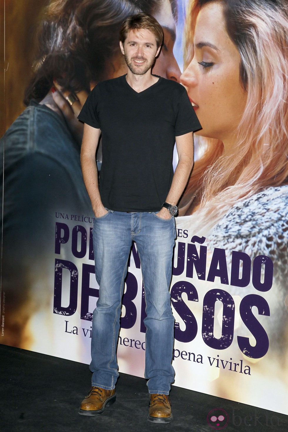 Manuel Velasco en el estreno de 'Por un puñado de besos' en Madrid