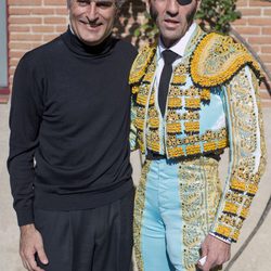 Adolfo Suárez Illana y Juan José Padilla en la plaza de toros de Las Ventas