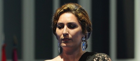 Estrella Morente actuando en la entrega de las Medallas de Oro de Madrid en San Isidro 2014