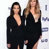 Kim Kardashian y Khloe Kardashian en los Upfronts de la NBC Universal 2014