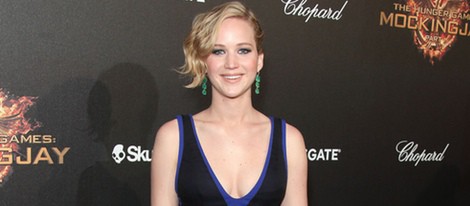Jennifer Lawrence en la fiesta de presentación de 'Sinsajo. Parte 1' en Cannes 2014