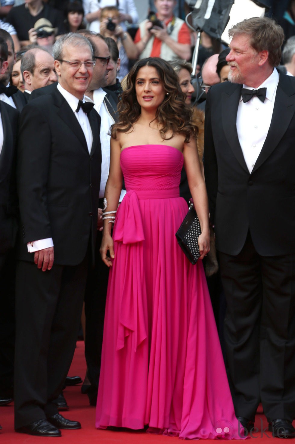 Salma Hayek en la alfombra roja del Festival de Cannes 2014