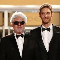 Pedro Almodóvar, Damian Szifron y Agustín Almodóvar en el Festival Cannes 2014