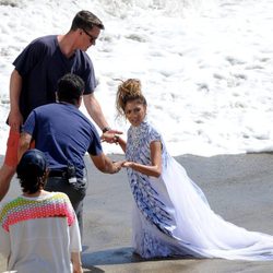 Nicole Scherzinger graba su nuevo vídeo en las palyas de Malibu