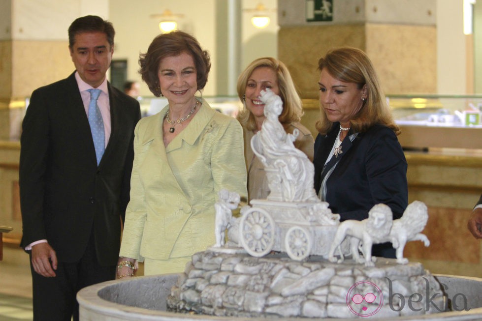 La Reina Sofía en la inauguración V Bienal de Arte Contemporáneo de la Fundación ONCE