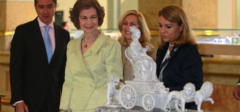 La Reina Sofía en la inauguración V Bienal de Arte Contemporáneo de la Fundación ONCE