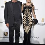 Flavio Briatore y Elisabetta Gregoraci en el Festival de Cannes 2014