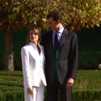 El Príncipe Felipe y Letizia Ortiz en su pedida de mano