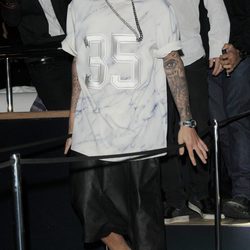 Justin Bieber en una fiesta en el yate de Roberto Cavalli en Cannes 2014