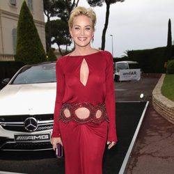 Sharon Stone en la gala amfAR del Festival de Cannes 2014