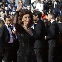 Sofia Loren en el Festival Cannes 2014
