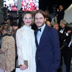 Felicitas Rombold y Daniel Brühl en el Festival de Cannes 2014