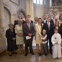 La Familia Ducal de Luxemburgo en la Primera Comunión del Príncipe Gabriel