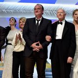 Nuri Bilge, Paz Vega, Nicole Garcia, Quentin Tarantino, Gilles Jacob, Uma Thurman y Timothy Spa en Cannes 2014