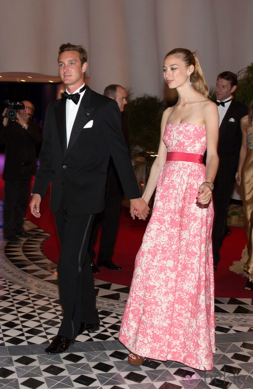 Pierre Casiraghi y Beatrice Borromeo en la fiesta tras el Gran Premio de Mónaco 2014