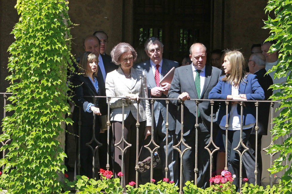 La Reina Sofía visita el Real Monasterio de San Jerónimo de Yuste