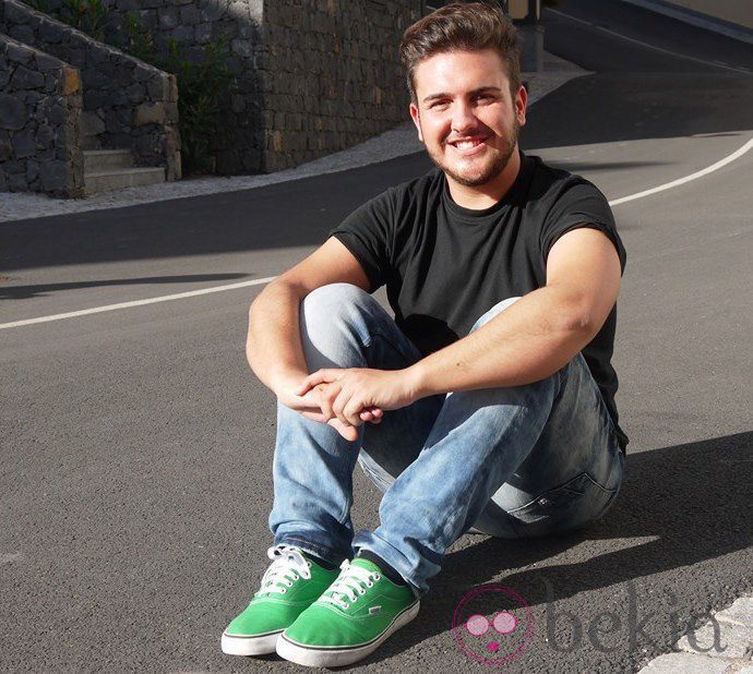 Borja Aranda en Madeira durante su participación en 'Un Príncipe para Laura'