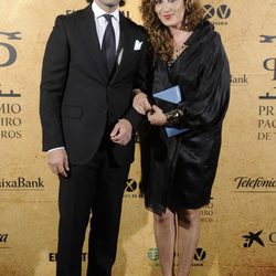 Javier Conde y Estrella Morente en la entrega del Premio Paquiro 2014