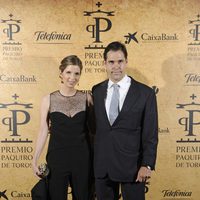 Luis Alfonso de Borbón y Margarita Vargas en la entrega del Premio Paquiro 2014