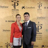 Cristina Sánchez y Alejandro da Silva en la entrega del Premio Paquiro 2014