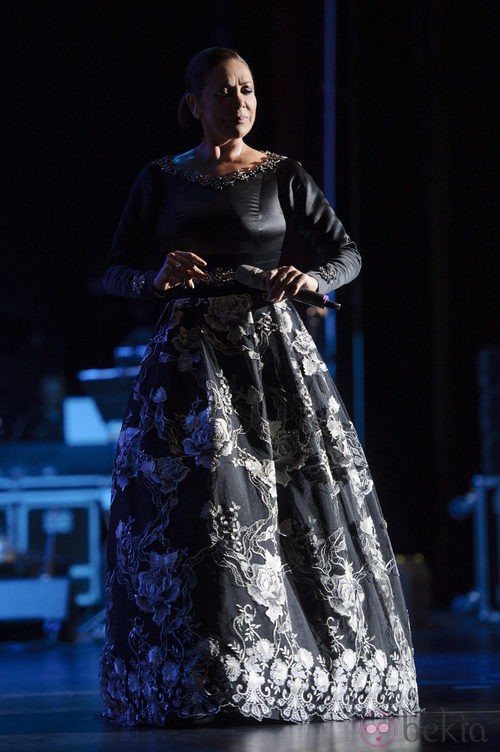 Isabel Pantoja en su concierto en Aranjuez