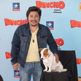 Óscar Reyes en la premiere de 'Pancho, el perro millonario' en Madrid
