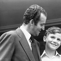 El Rey Juan Carlos y el Príncipe Felipe en 1978