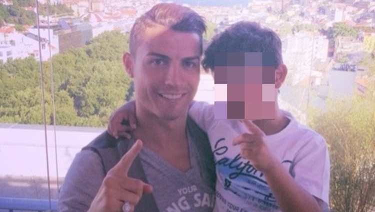 Cristiano Ronaldo junto a su hijo, Cristiano Junior