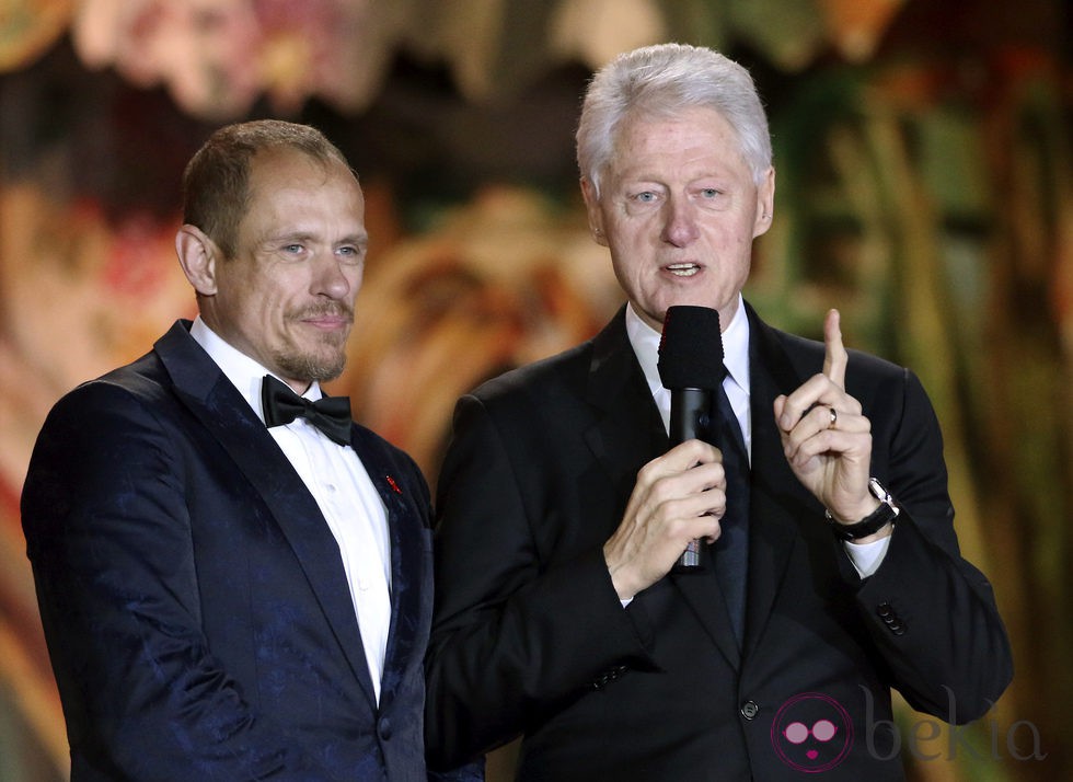 Bill Clinton en la gala Life Ball 2014 de Viena