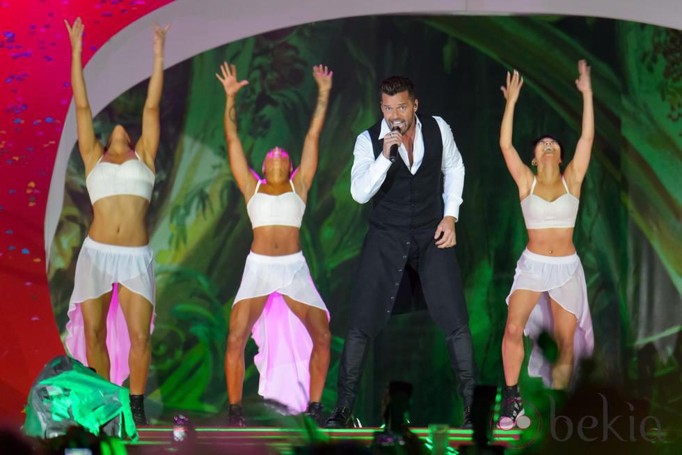 Ricky Martin actúa en el Life Ball 2014 de Viena