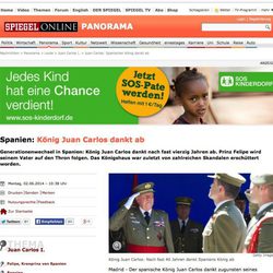 La abdicación del Rey en Der Spiegel