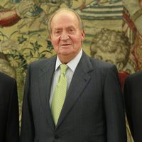 El Rey Juan Carlos en su primer acto oficial tras anunciar su abdicación