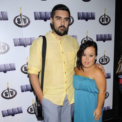 Chiqui y su marido Borja en la fiesta final de 'Supervivientes 2014'