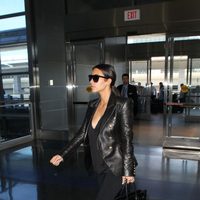 Kim Kardashian en el aeropuerto de Los Ángeles